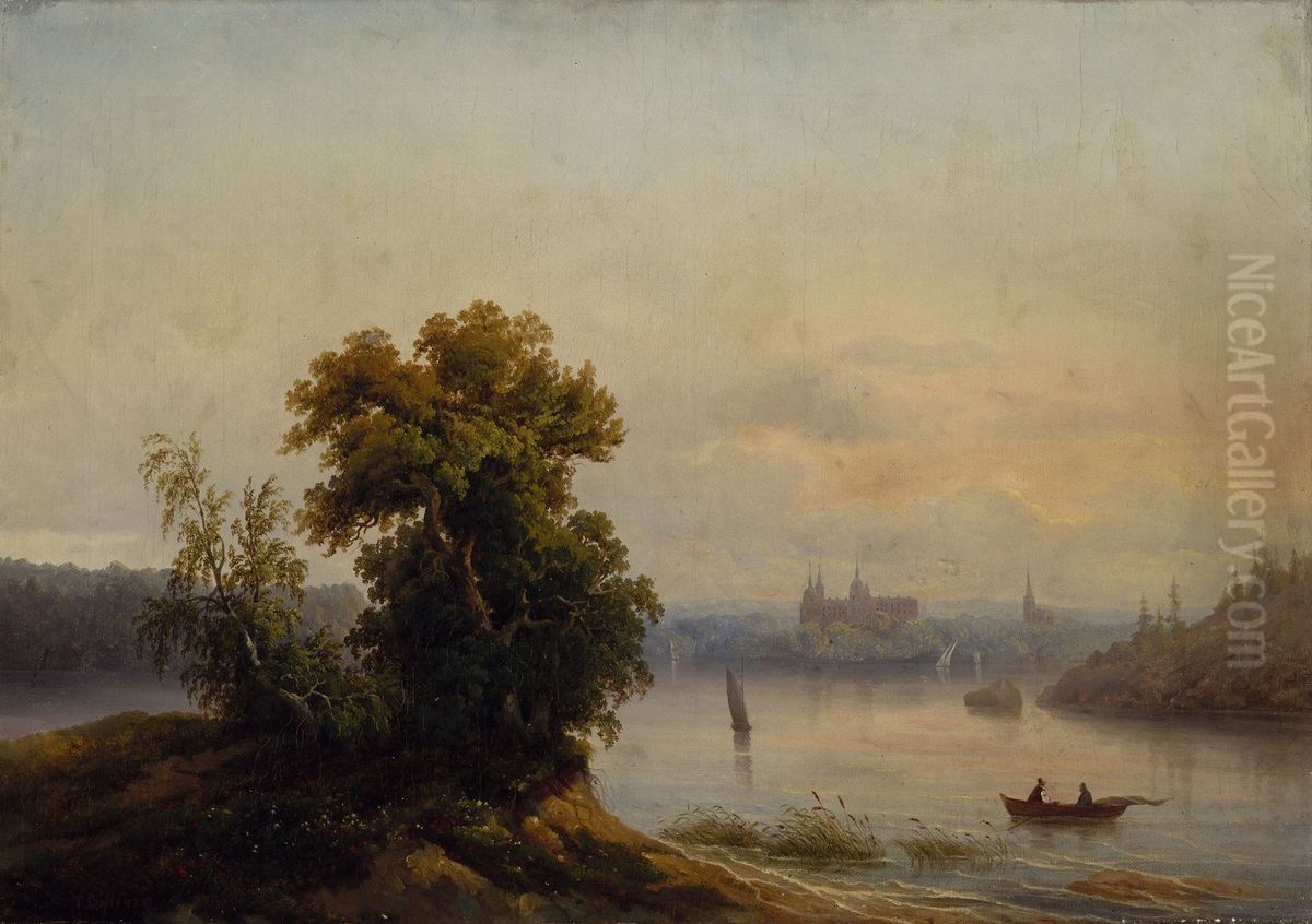 Gripsholms Slott Oil Painting by Tore Billing