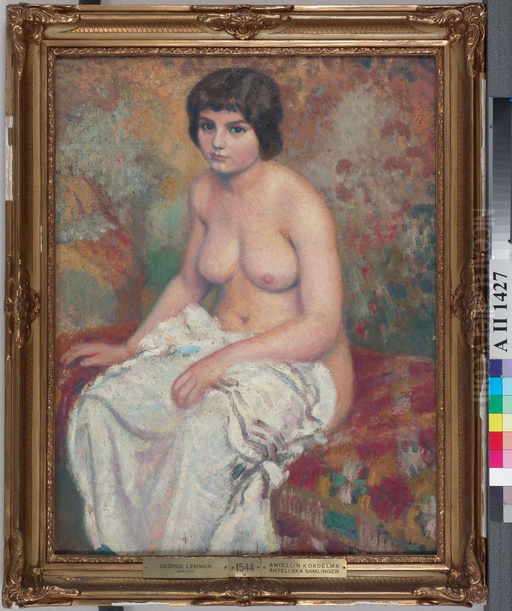 Alaston naismalli Oil Painting by Georges Lemmen