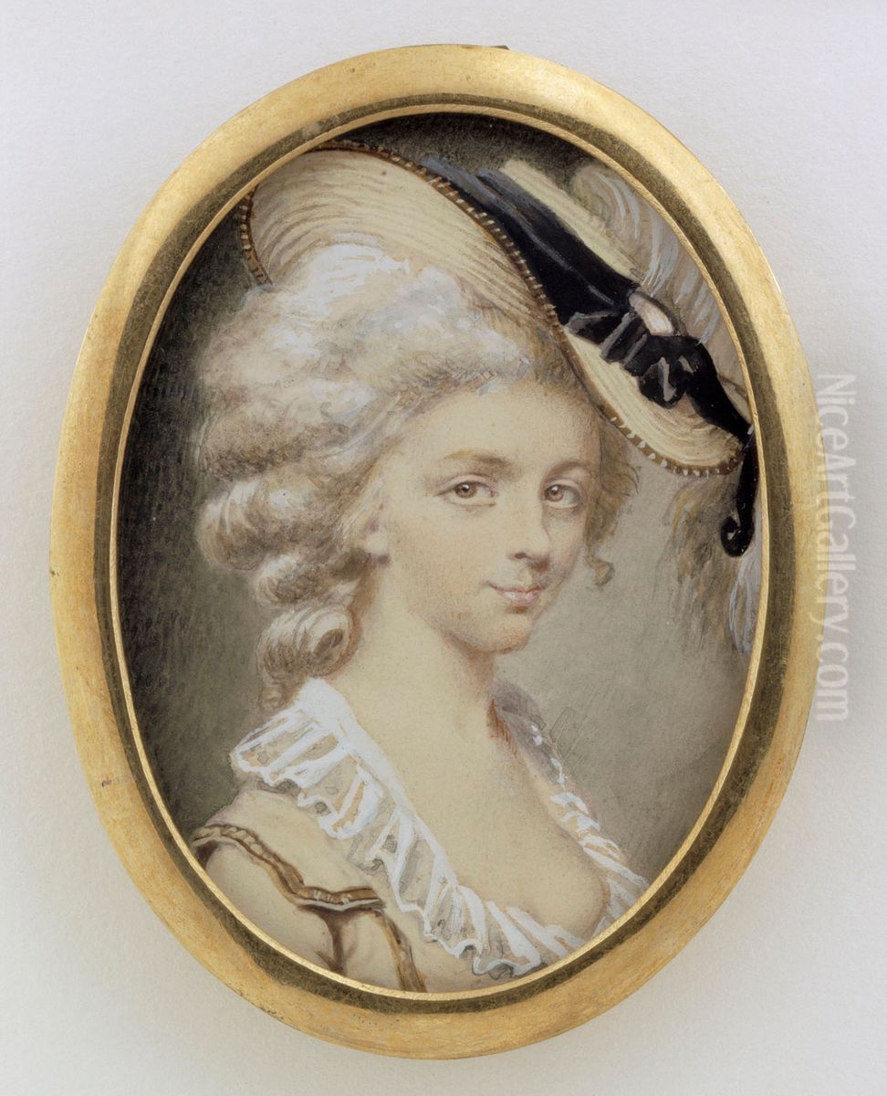 Portrait of a lady Oil Painting by Elise Arnberg