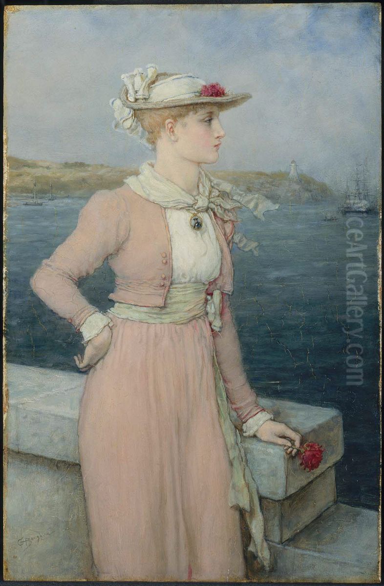 Sea Breeze Oil Painting by George Henry Boughton