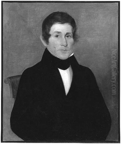 David R. Van Derveer Oil Painting by George Henry Durrie