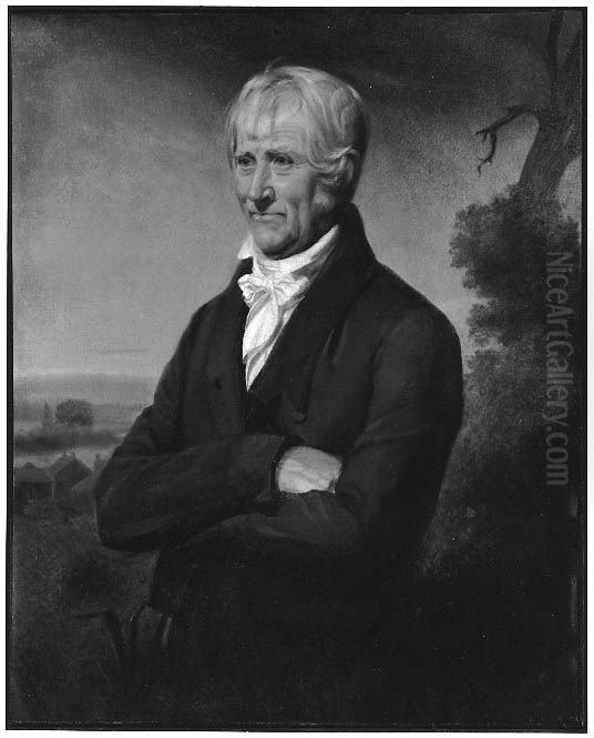 Captain Fisher of Milton Oil Painting by George Hollingsworth