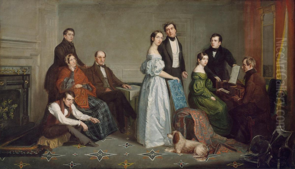 The Hollingsworth Family Oil Painting by George Hollingsworth