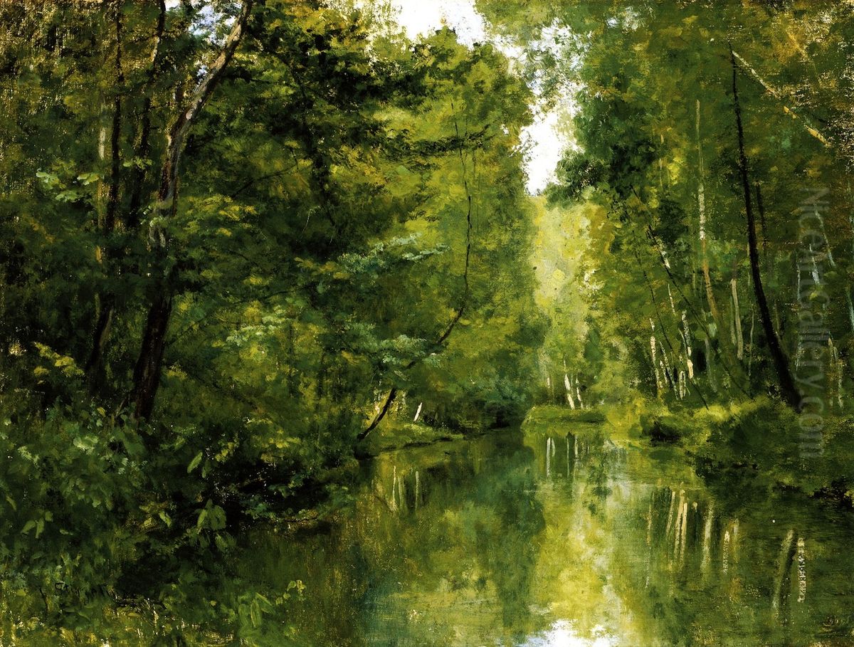 Summer Day in Normandy Oil Painting by Julia de Cock-Stigzelius