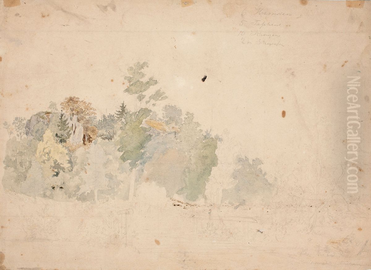 Likomaki Pirkkalasta ; keskenerainen Oil Painting by Werner Holmberg