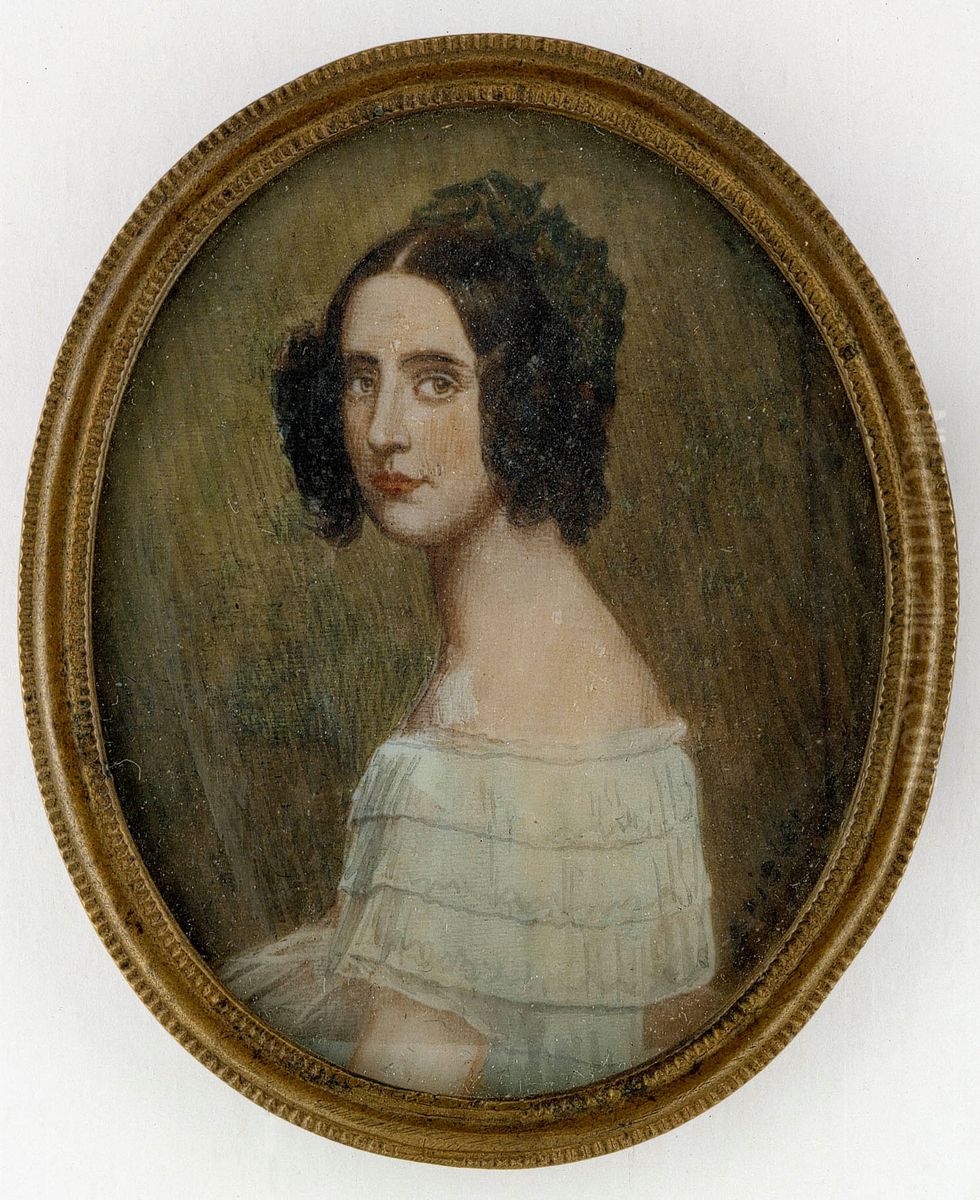 Portrait of a lady Oil Painting by Joseph Karl Stieler