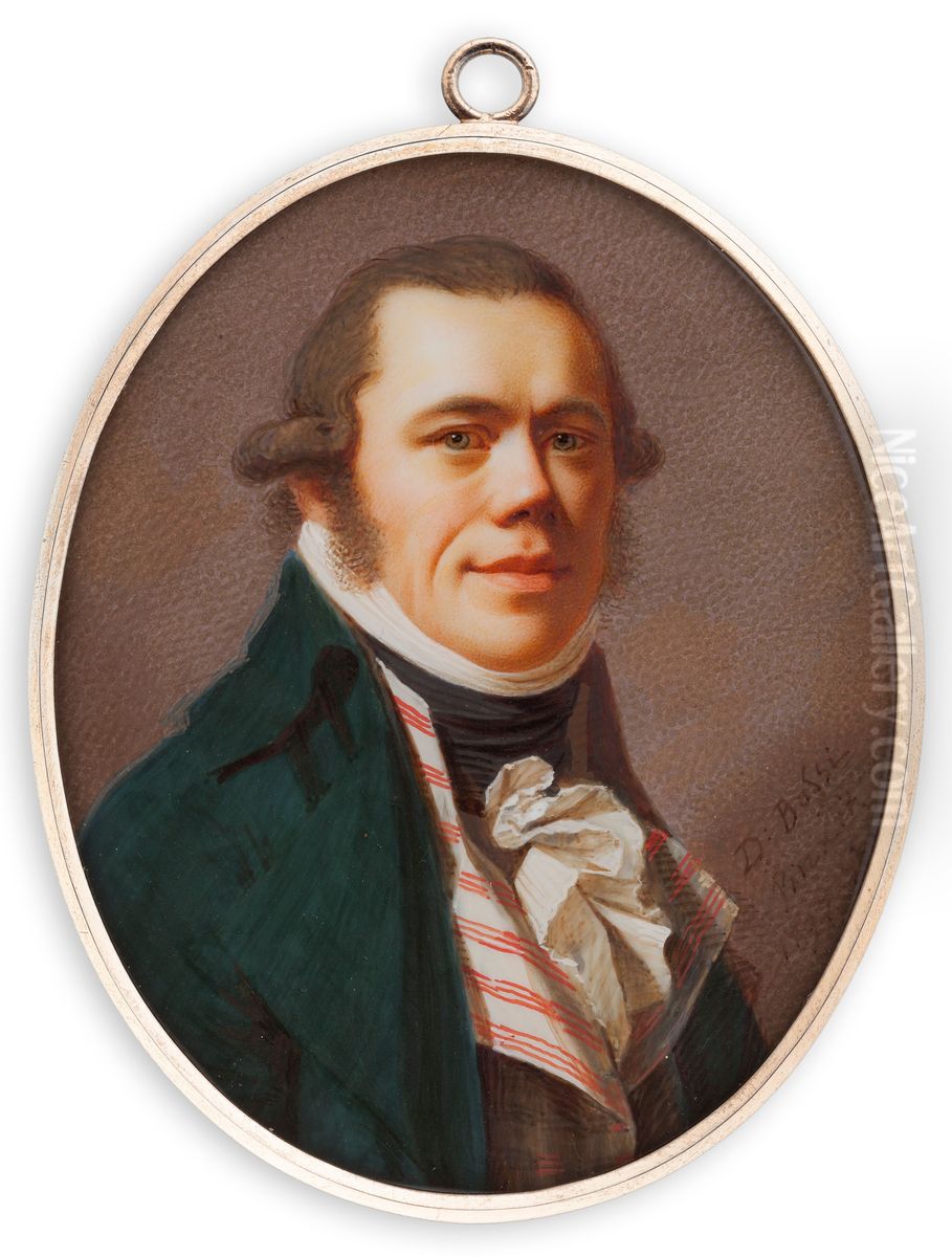 Maaherra Anders Hakanson Oil Painting by Johann Dominik Bossi