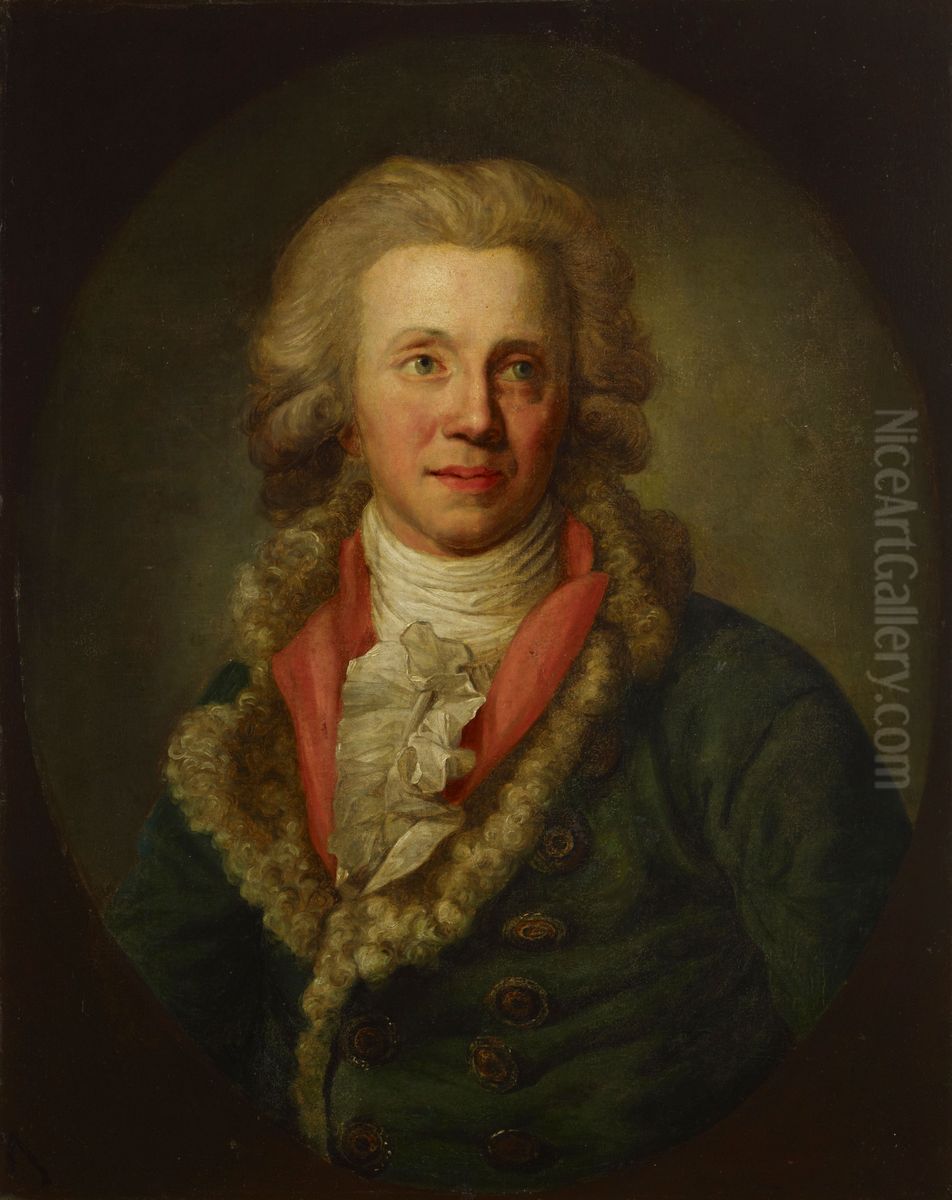 Actor Christian Wilhelm Opitz Oil Painting by Anton Graff