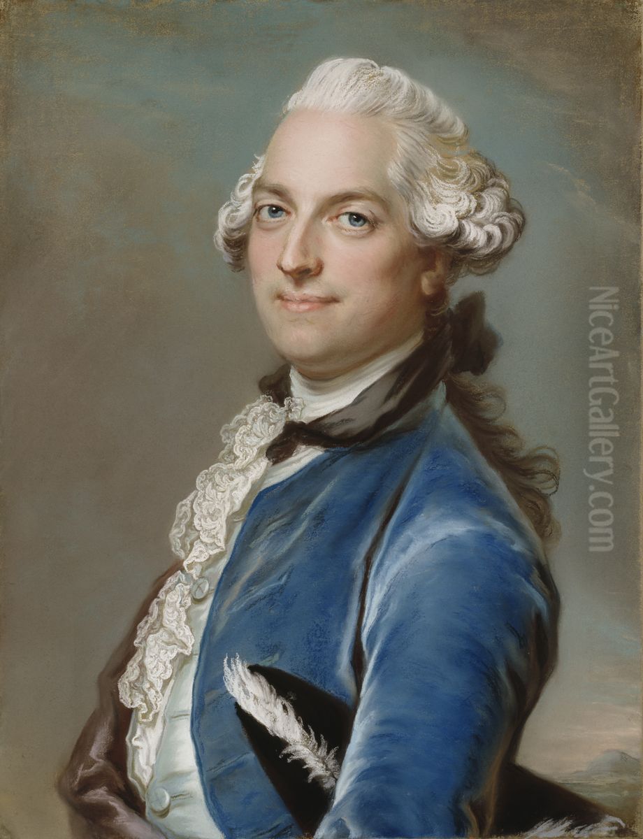 Skalden Gustaf Fredrik Gyllenborg (1731-1808) Oil Painting by Gustaf Lundberg