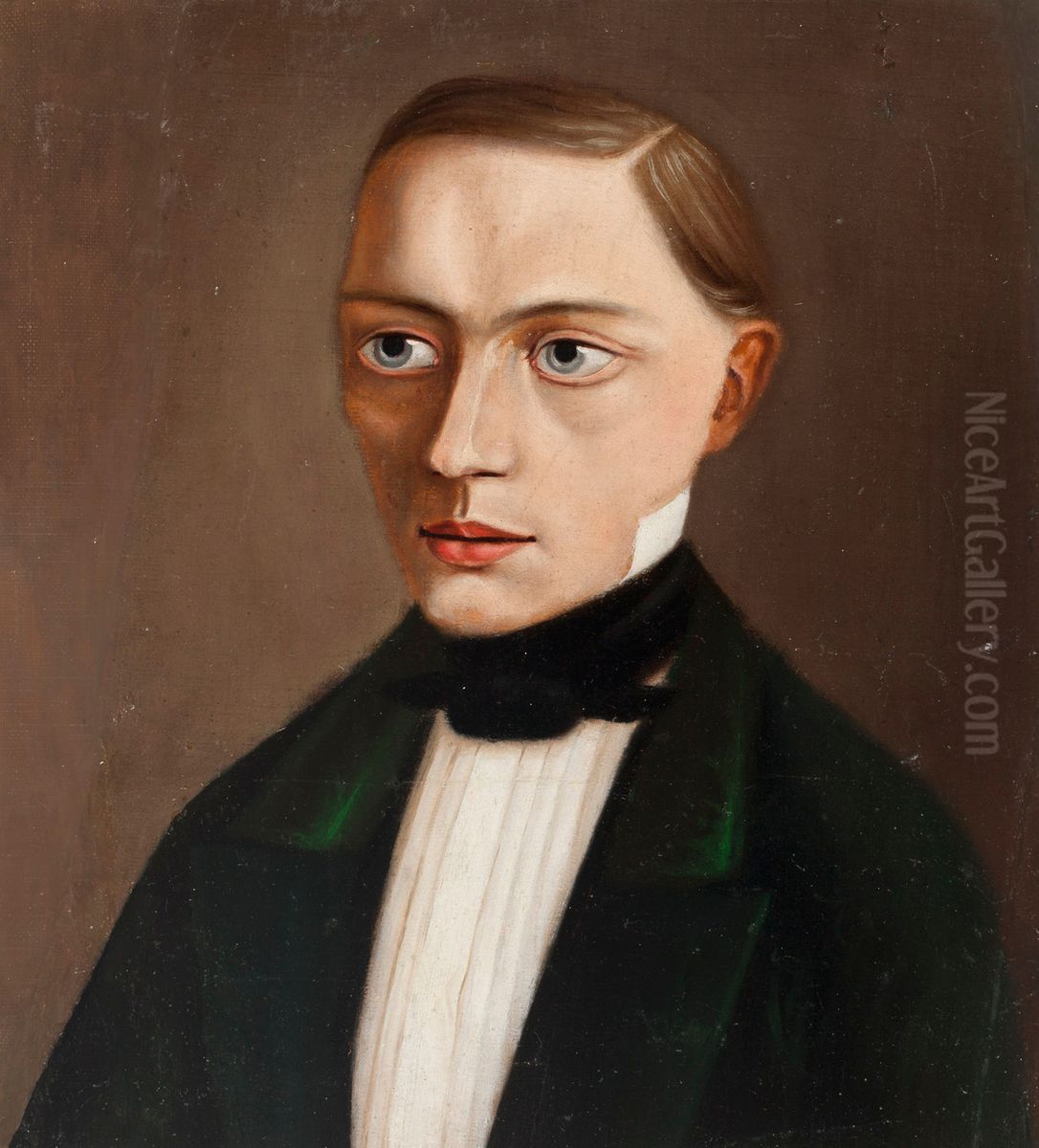 Portrait of Frithiof Holmberg Oil Painting by Werner Holmberg