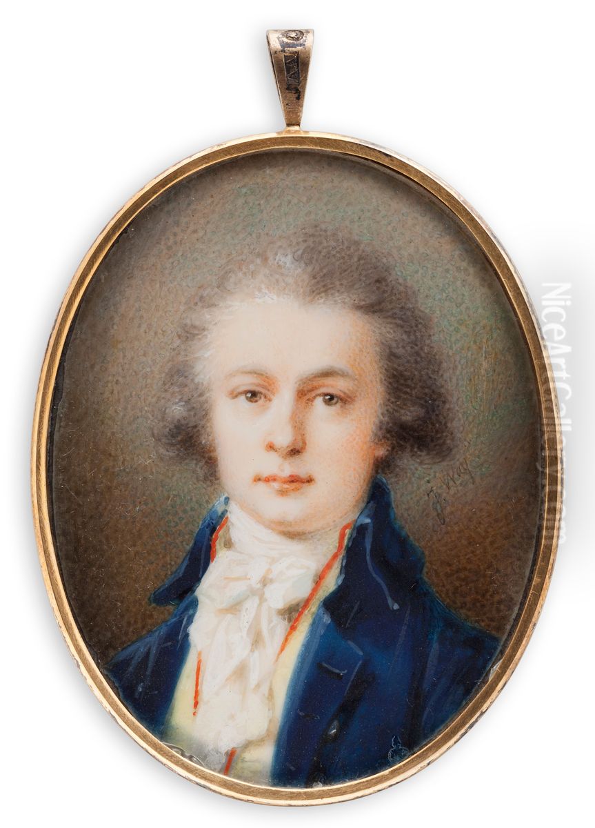 Self-Portrait? Oil Painting by Johan Way