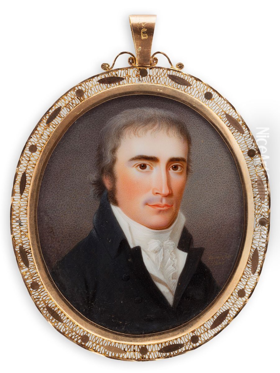 Portrait of a man Oil Painting by Johan Erik Bolinder