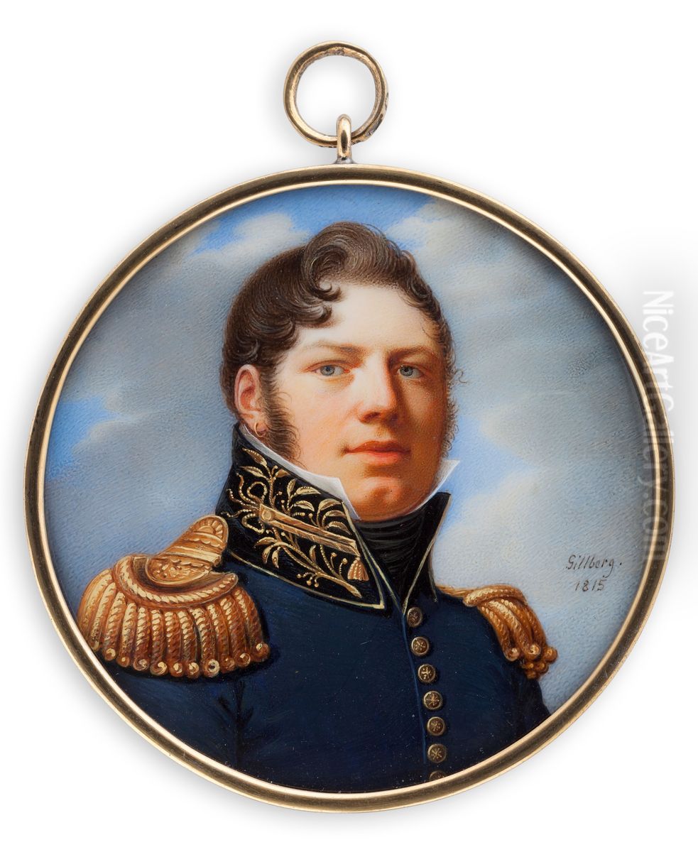 Self-portrait Oil Painting by Jacob Axel Gillberg