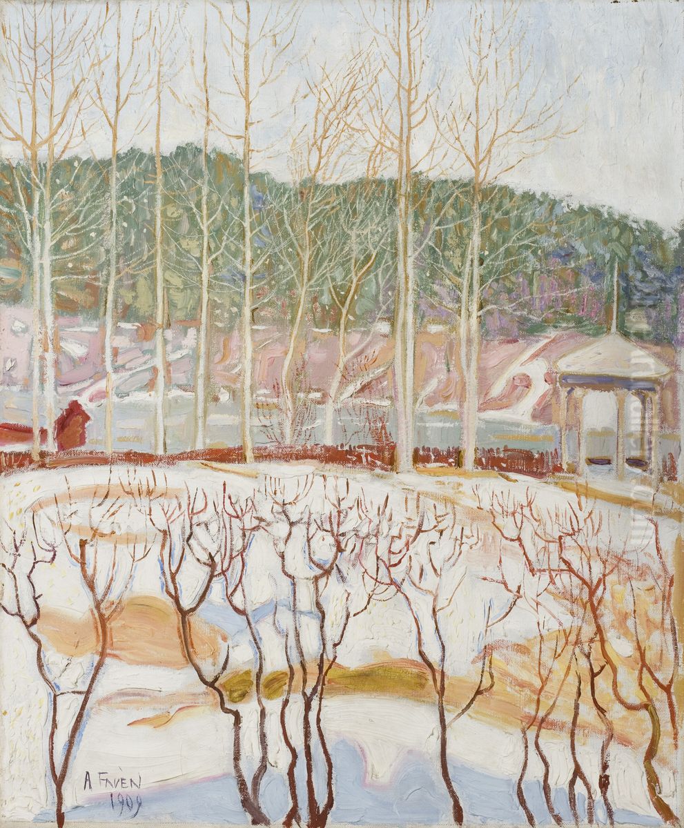 Maisema Oil Painting by Antti Faven