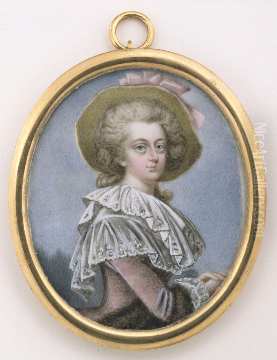 Queen Marie Antoinette Oil Painting by Elise Arnberg