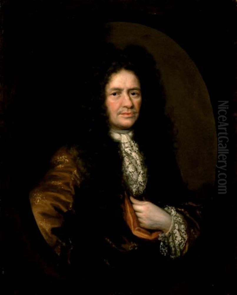 Hovrattens vicepresident Henrik Georg Falkenberg af Balby Oil Painting by Martin Mytens