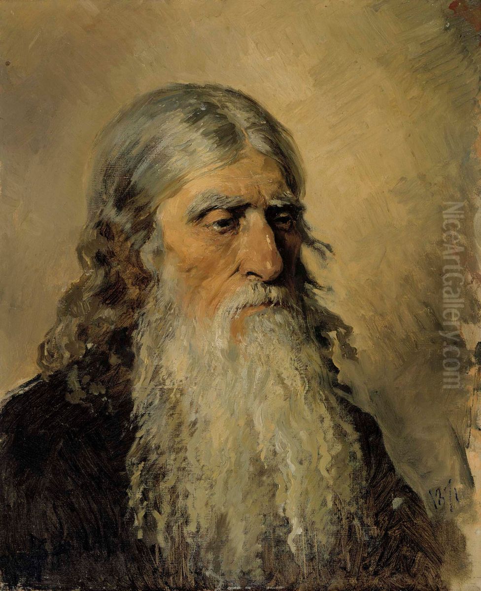Gammal man Oil Painting by Vasily Polenov