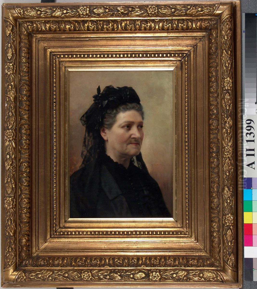 Portrait of Baroness Delort de Gleon the Older Oil Painting by Gunnar Berndtson