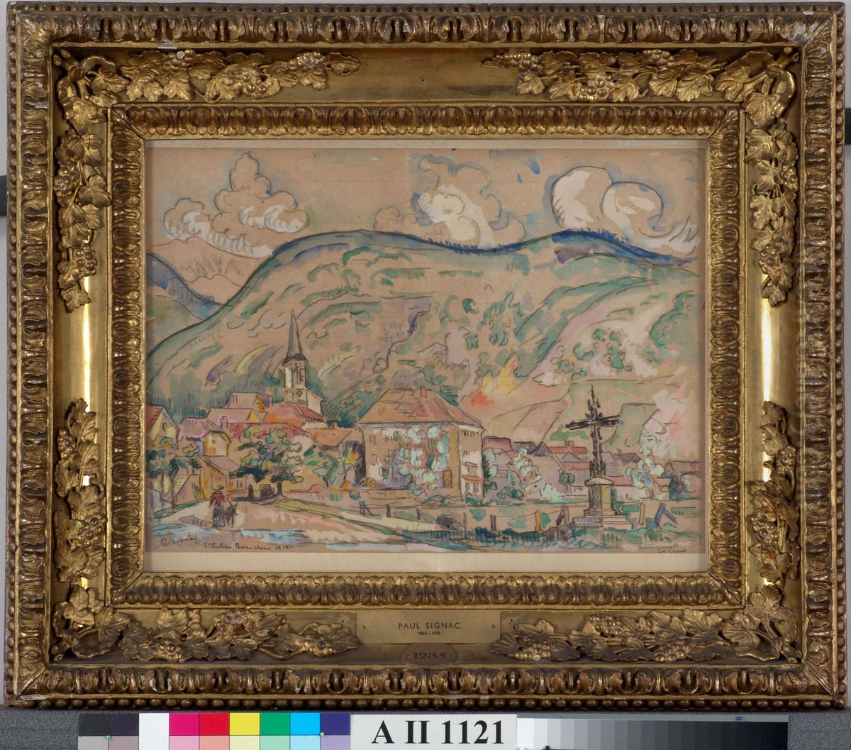 St Julien-Beauchene Oil Painting by Paul Signac
