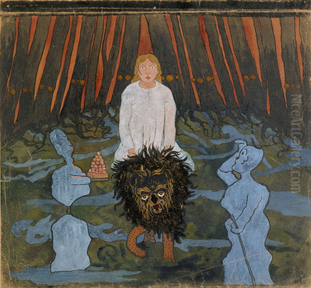 The Fairytale II Oil Painting by Hugo Simberg