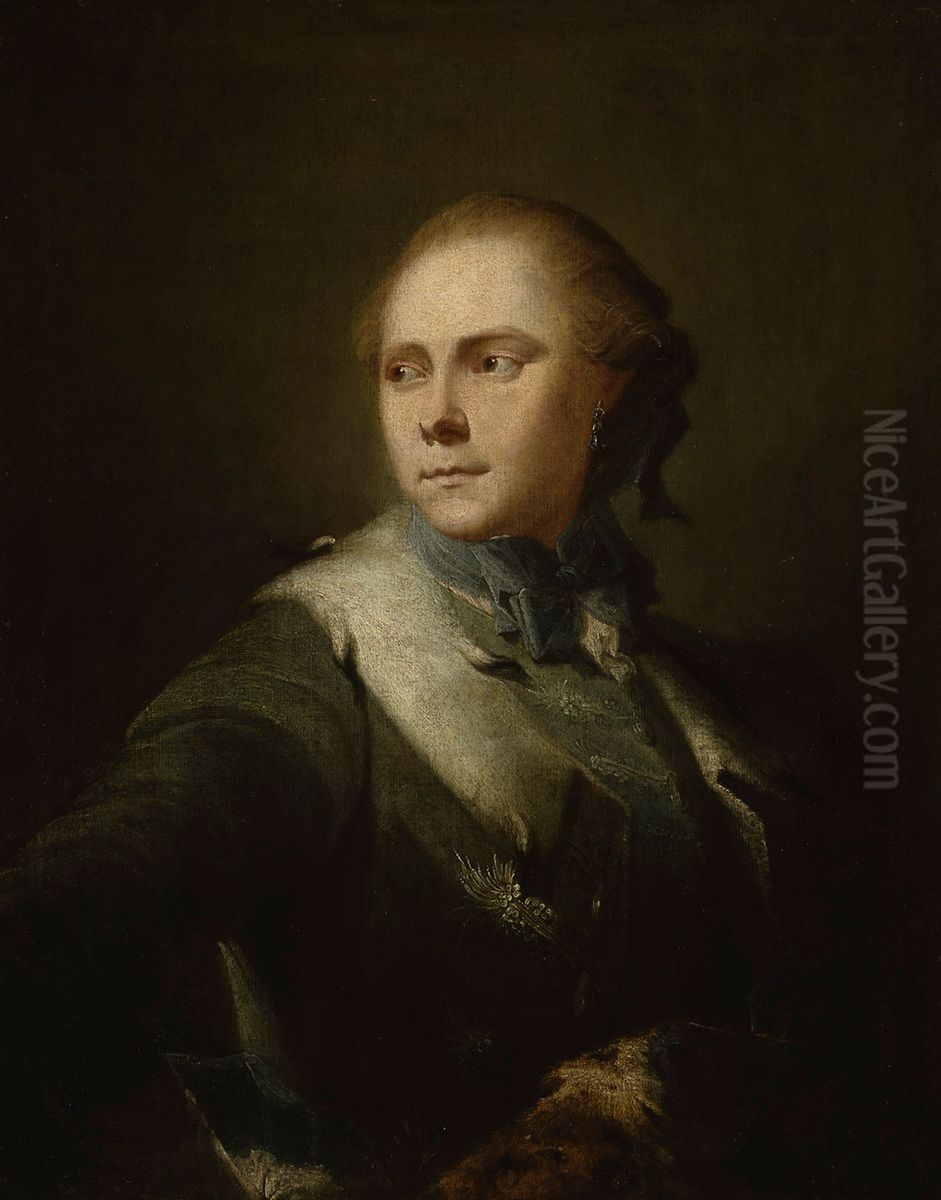 Dorothea Maria Losch Oil Painting by Isak Wacklin