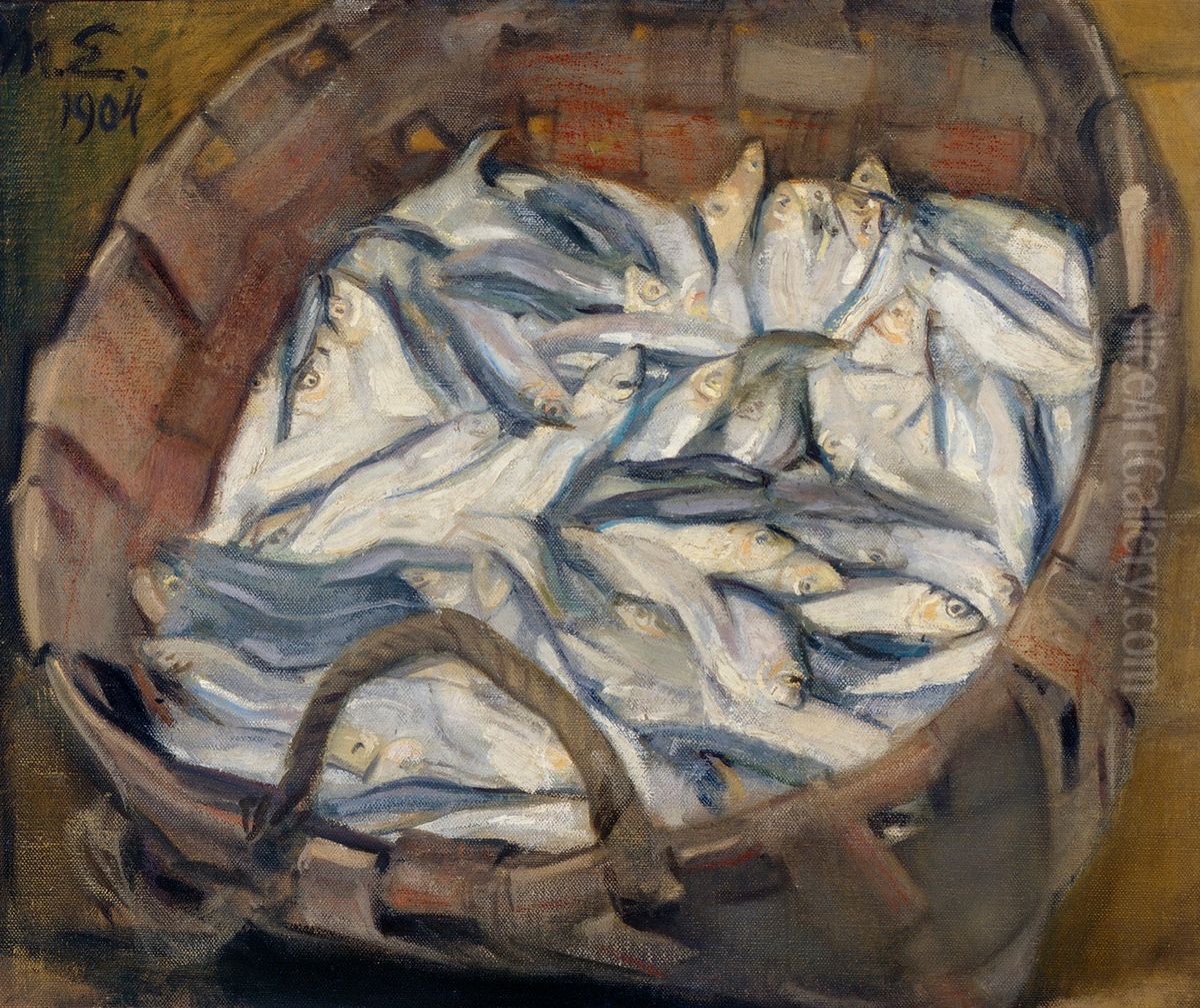 Silakoita Oil Painting by Magnus Enckell