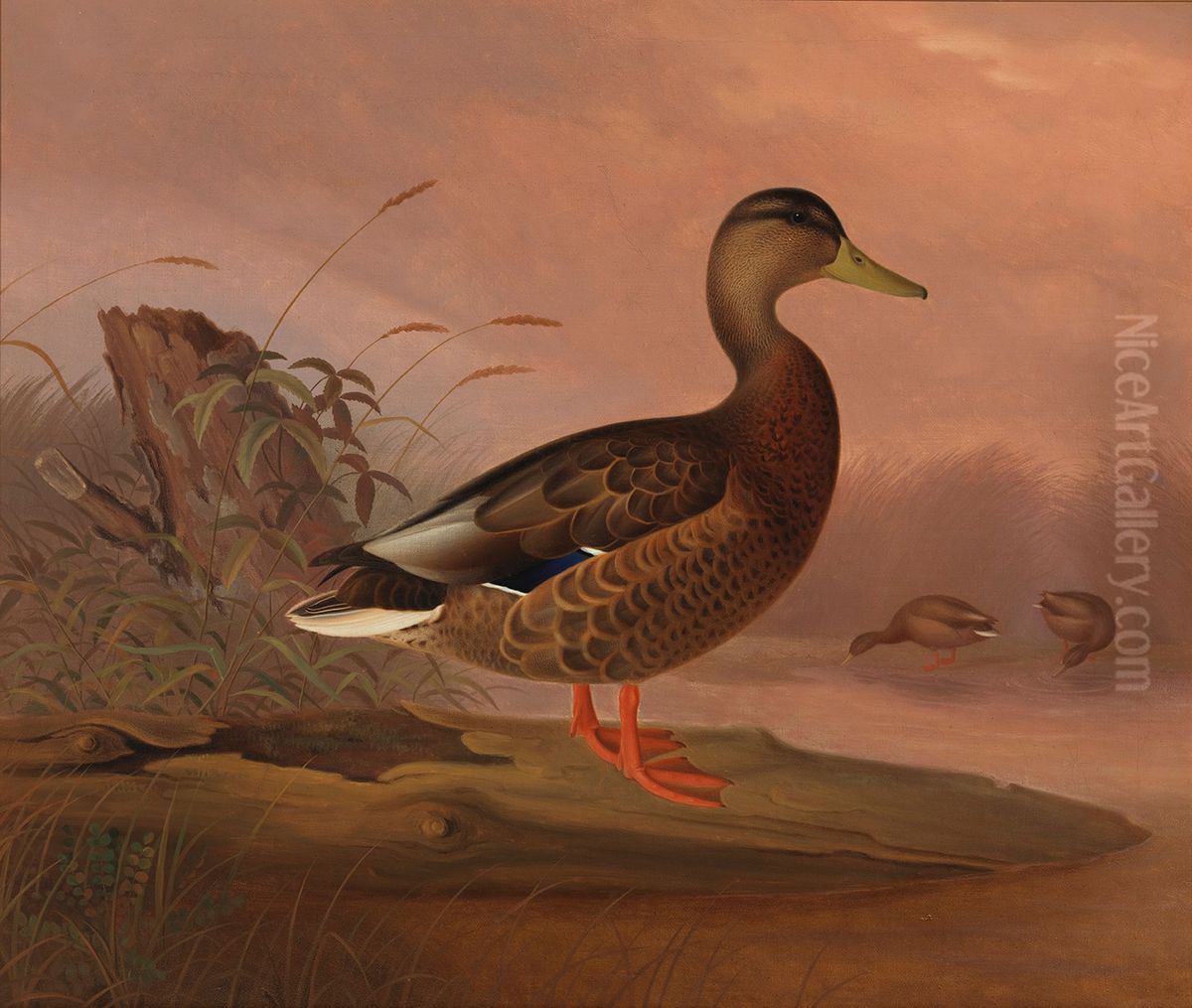 Heinasorsa Oil Painting by Ferdinand von Wright