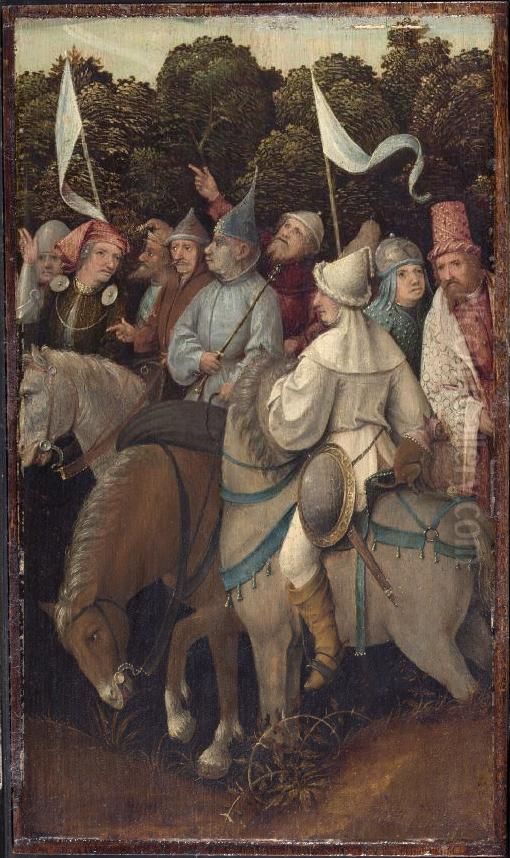 Retinue of the Magi Oil Painting by Hieronymous Bosch