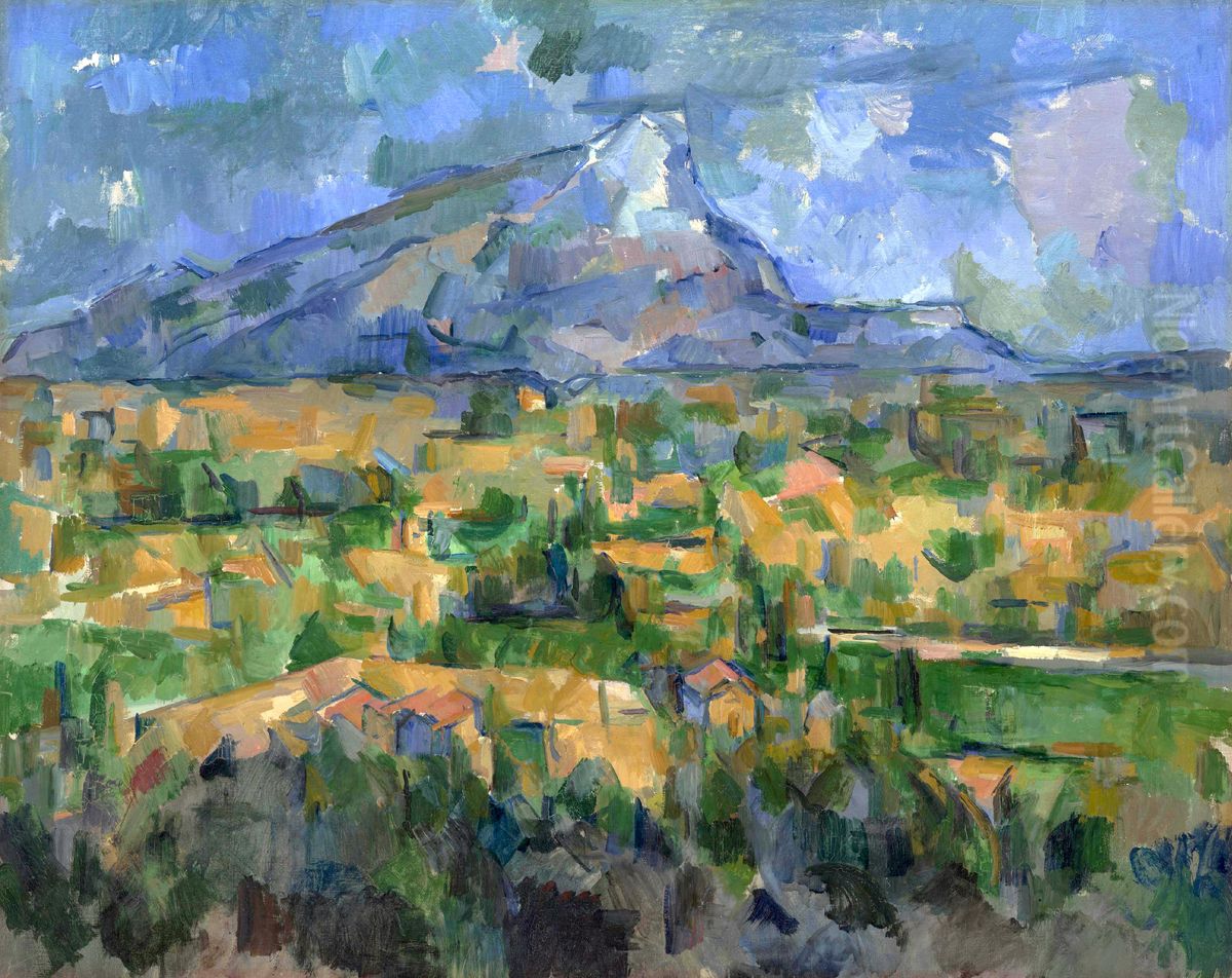 Mont Sainte-Victoire Oil Painting by Paul Cezanne