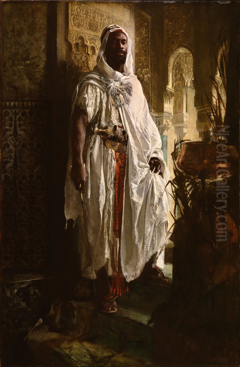 The Moorish Chief Oil Painting by Eduard Charlemont