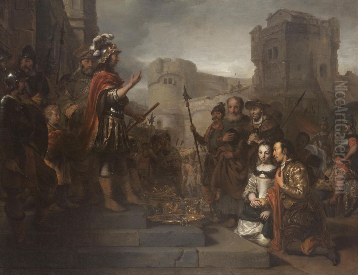 The Continence of Scipio Oil Painting by Gerbrand Van Den Eeckhout