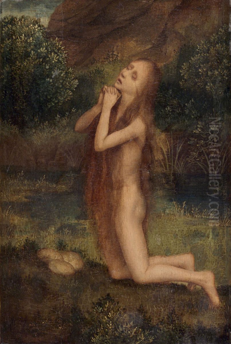 Saint Mary of Egypt Oil Painting by Quinten Metsys