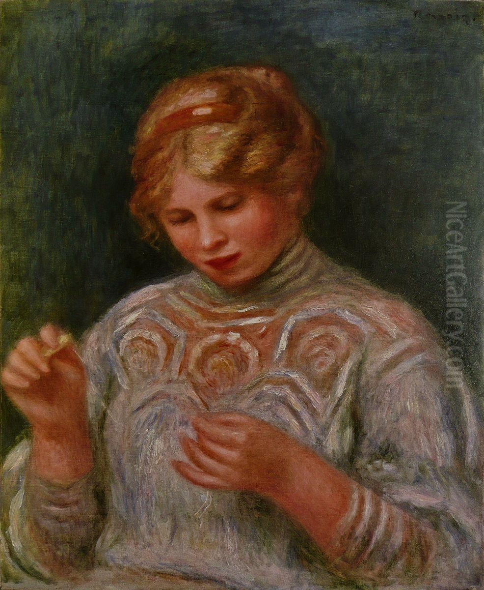 La Frivolite Oil Painting by Pierre Auguste Renoir