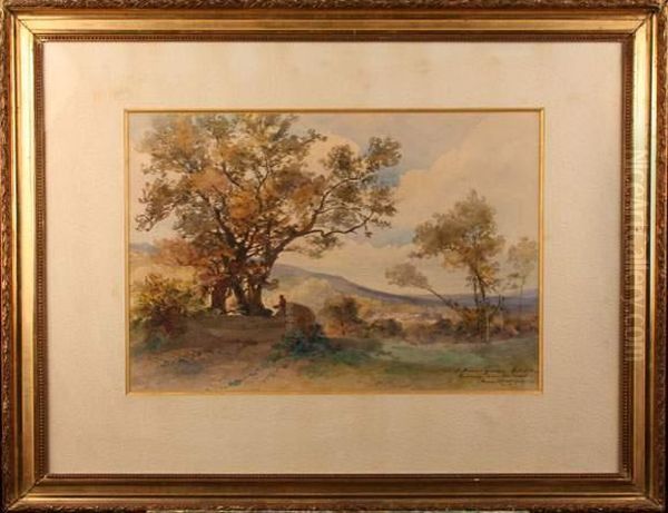 Paysage Anime Oil Painting by Armand Theophile Cassagne