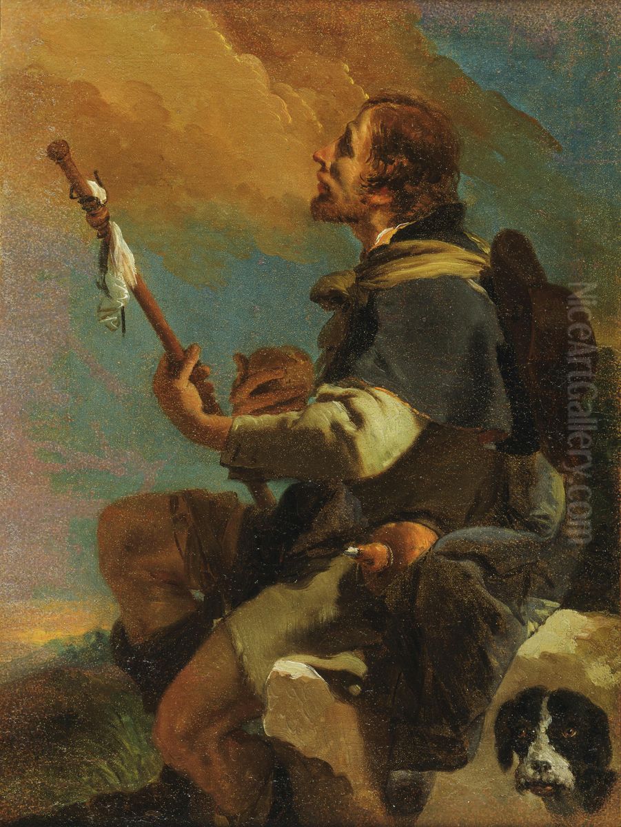 Saint Roch Oil Painting by Giovanni Battista Tiepolo