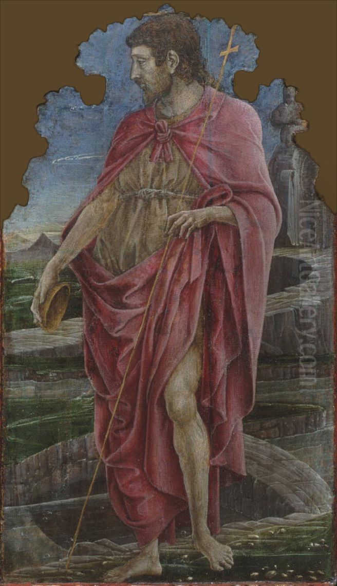 Saint John the Baptist Oil Painting by Cosimo Tura