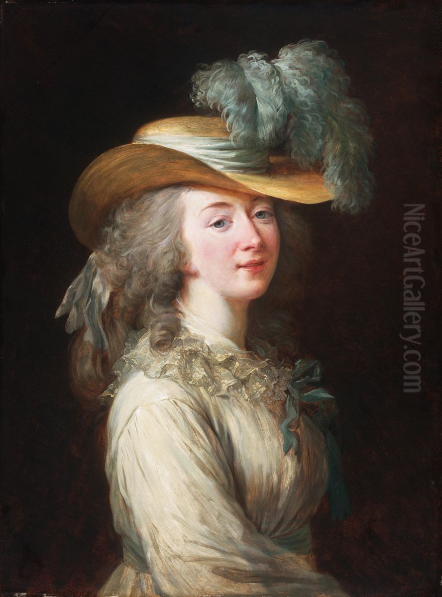 Portrait of Madame Du Barry Oil Painting by Elisabeth Louise Vigee Le Brun