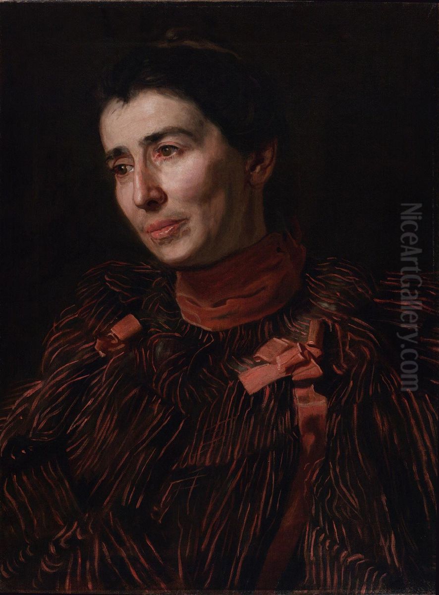 Portrait of Mary Adeline Williams Oil Painting by Thomas Cowperthwait Eakins