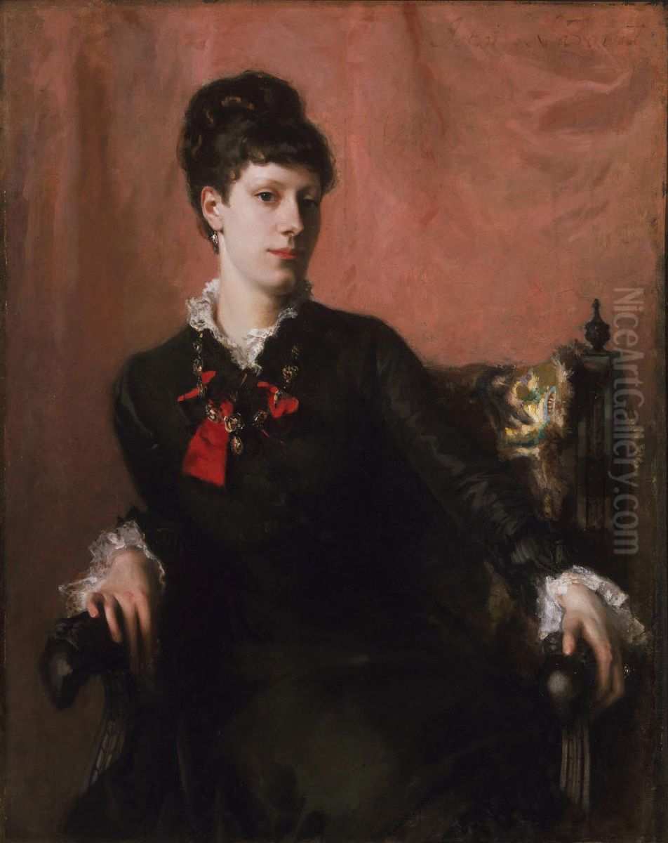 Portrait of Frances Sherborne Ridley Watts Oil Painting by John Singer Sargent