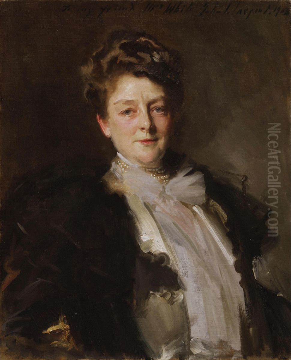 Portrait of Mrs. J. William White Oil Painting by John Singer Sargent