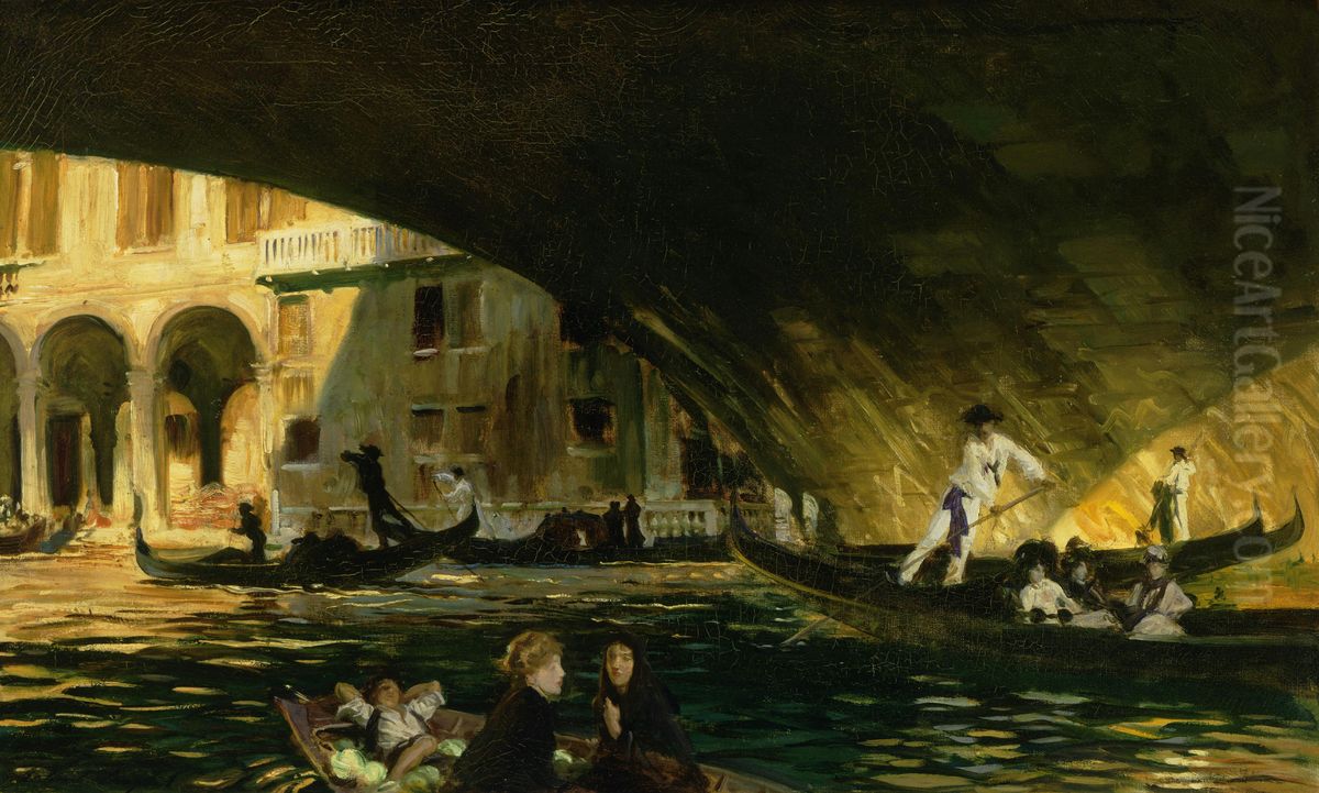 The Rialto, Venice Oil Painting by John Singer Sargent