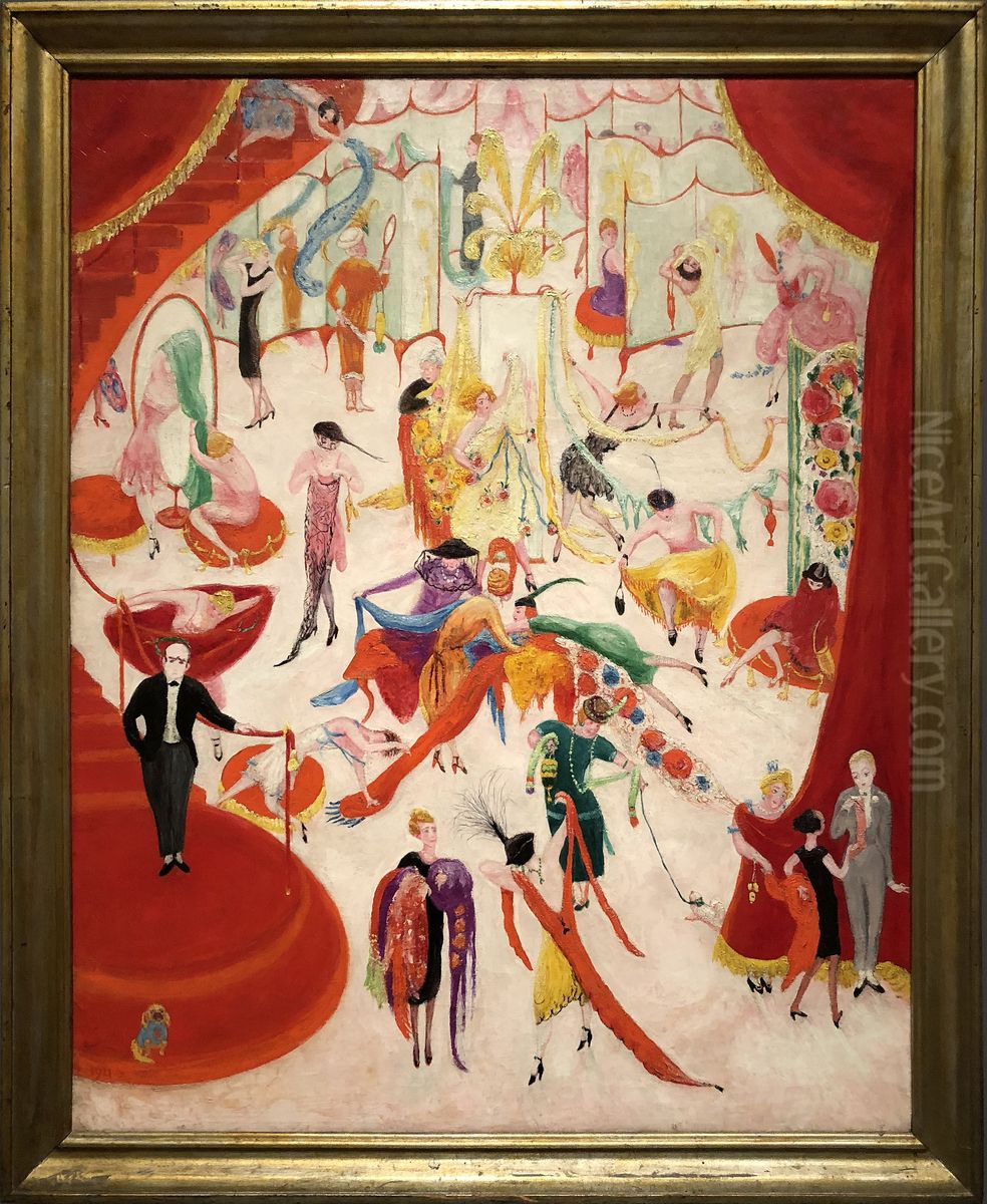 Spring Sale at Bendel's Oil Painting by Florine Stettheimer
