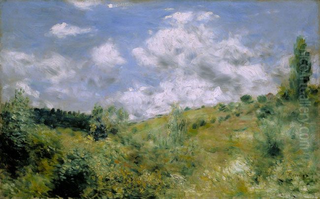 The Gust of Wind Oil Painting by Pierre Auguste Renoir
