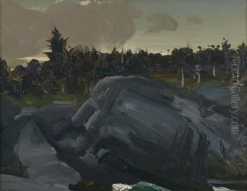 Up the Gorge Oil Painting by George Wesley Bellows