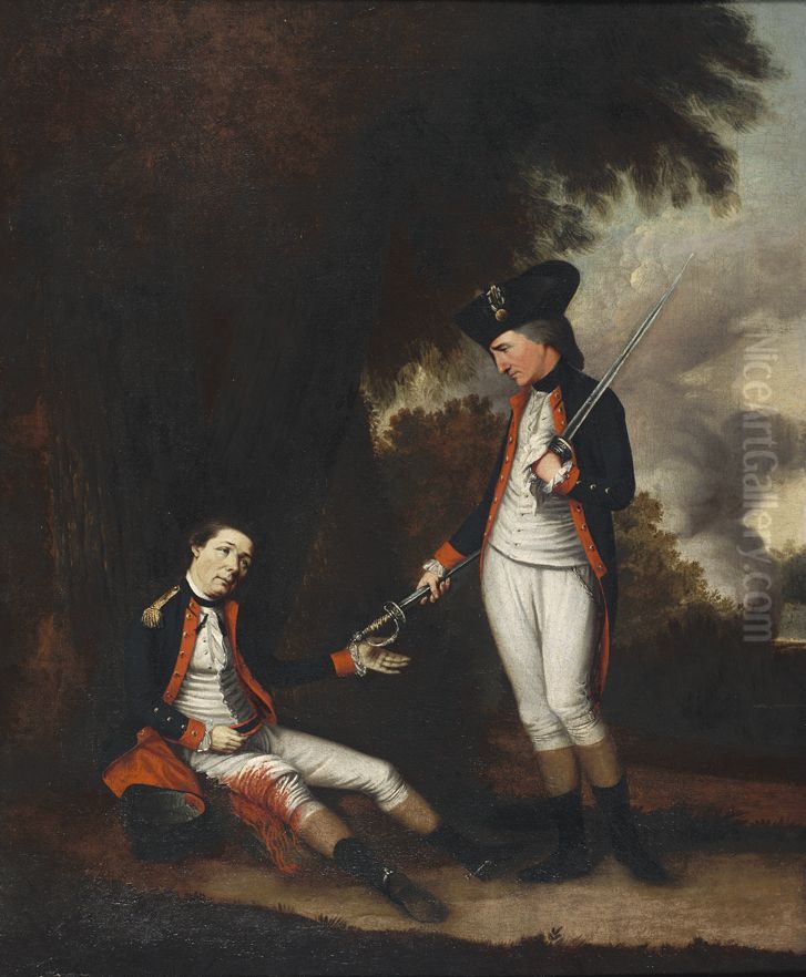 The Death of Colonel Owen Roberts Oil Painting by Henry Benbridge