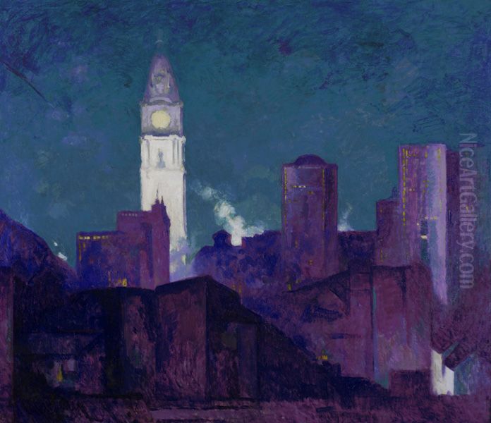 Philadelphia Oil Painting by Hugh Henry Breckenridge
