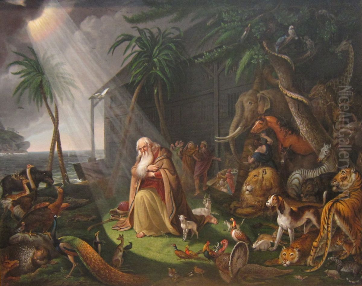 Noah and His Ark Oil Painting by Charles Willson Peale