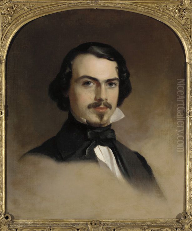 Samuel Sartain Oil Painting by Thomas Sully