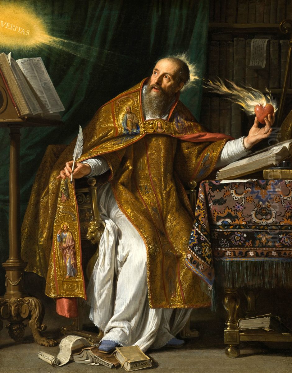 Saint Augustine Oil Painting by Philippe de Champaigne
