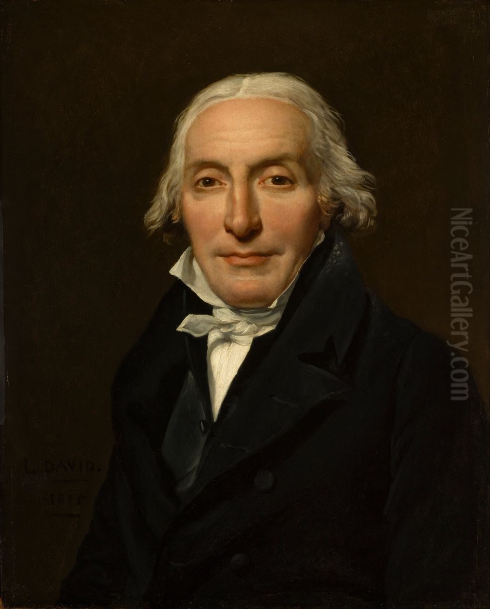 Portrait of Jean-Pierre Delahaye Oil Painting by Jacques-Louis David